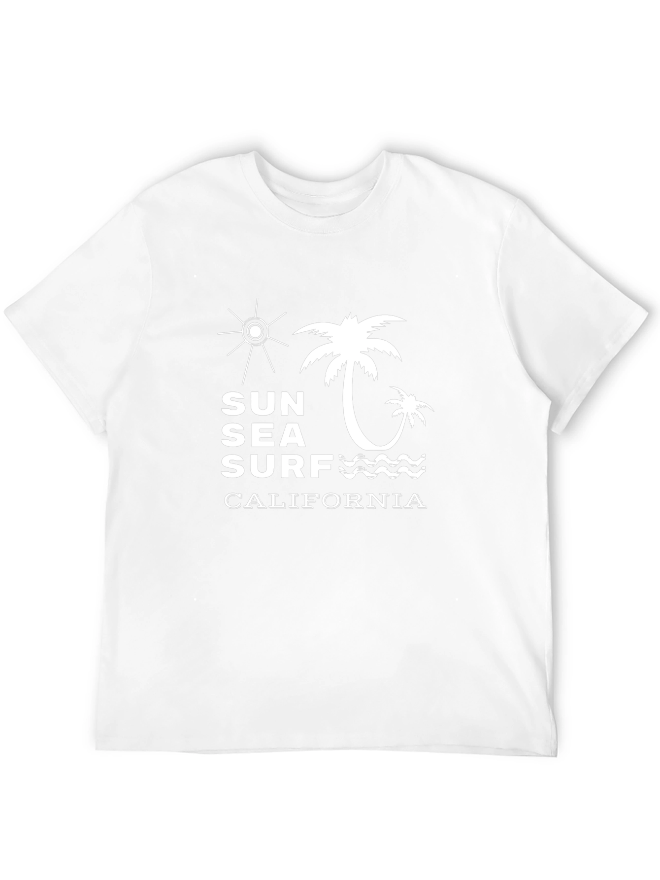 Sun Sea Surf California Tee - Black
