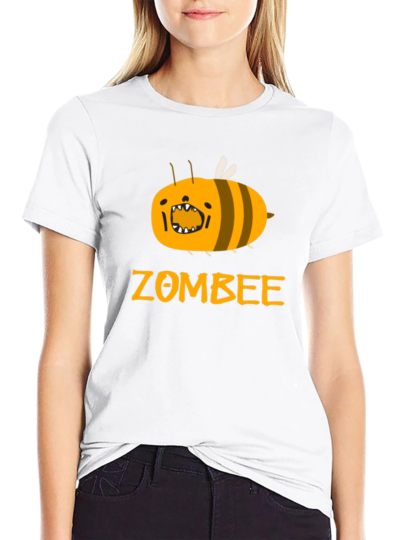 Zombee Graphic Tee - Black Cotton T-Shirt