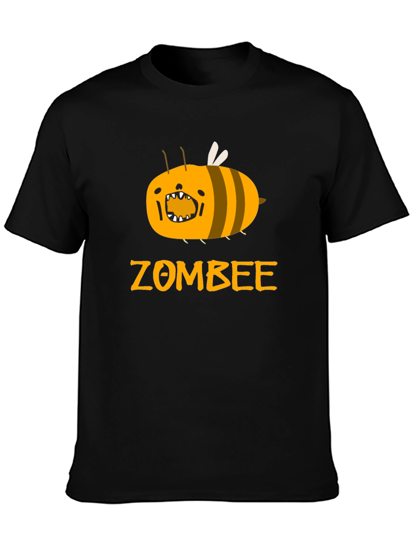 Zombee Graphic Tee - Black Cotton T-Shirt