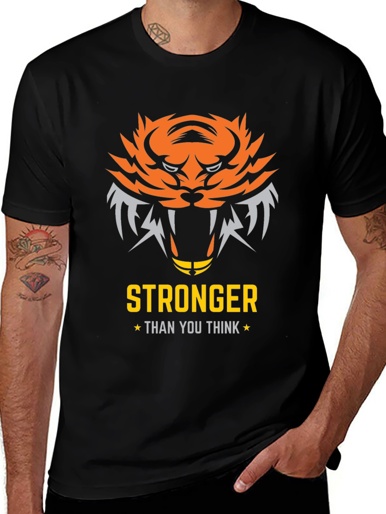 Stronger Than You Think Tiger Graphic T-Shirt