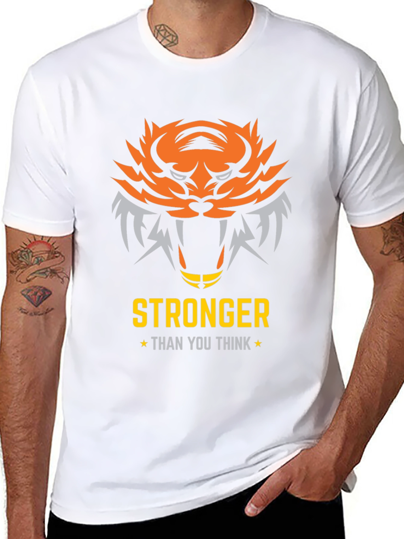 Stronger Than You Think Tiger Graphic T-Shirt
