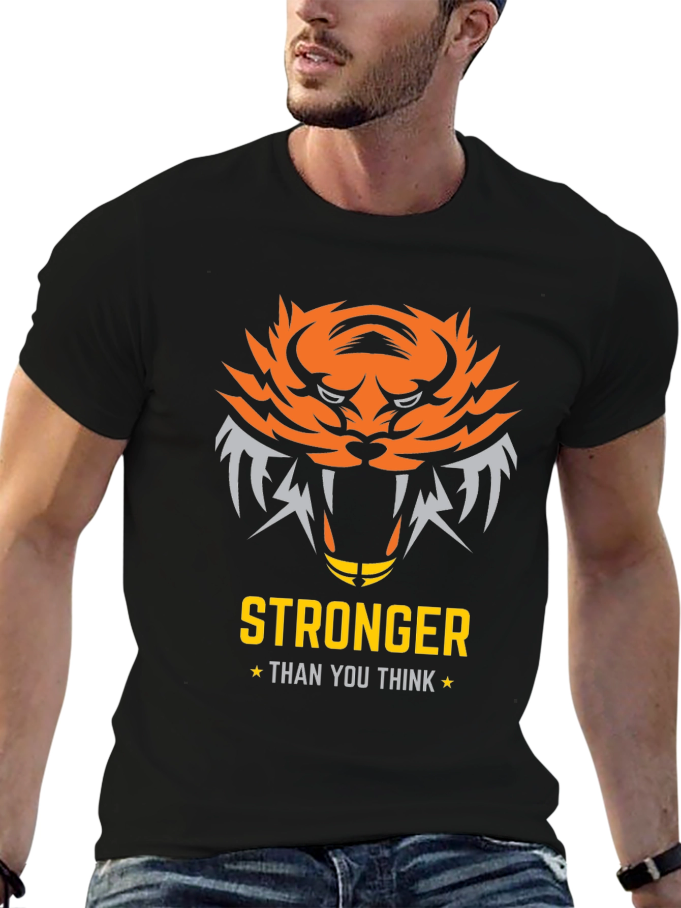 Stronger Than You Think Tiger Graphic T-Shirt