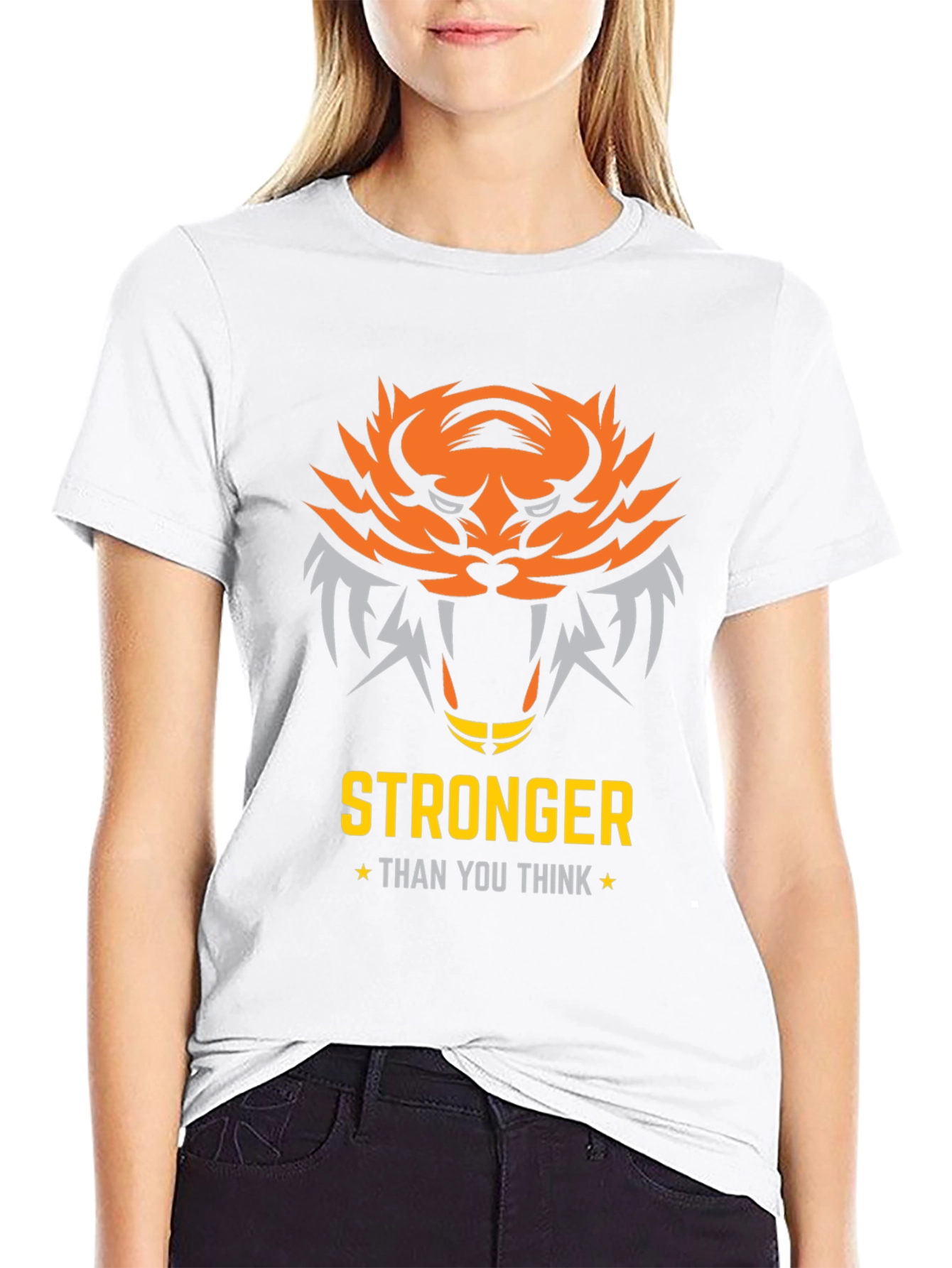 Stronger Than You Think Tiger Graphic T-Shirt