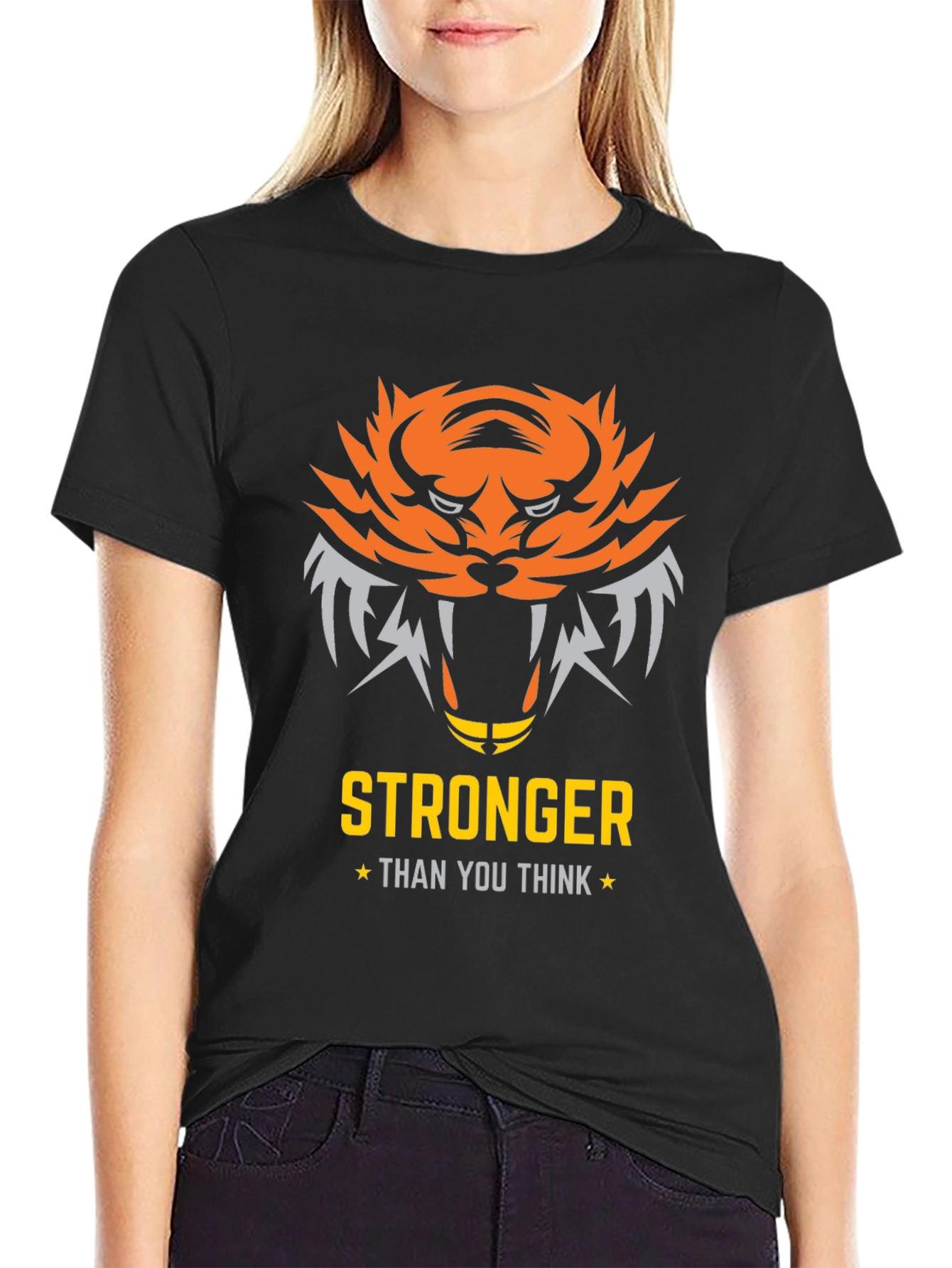 Stronger Than You Think Tiger Graphic T-Shirt
