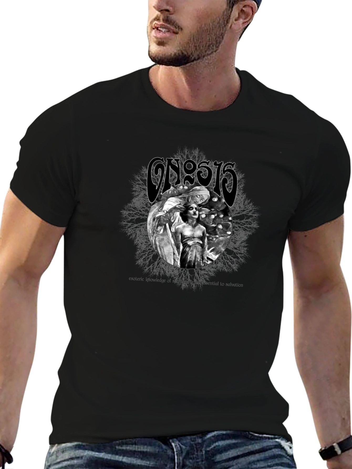 Ghost T-Shirt - Black Graphic Tee