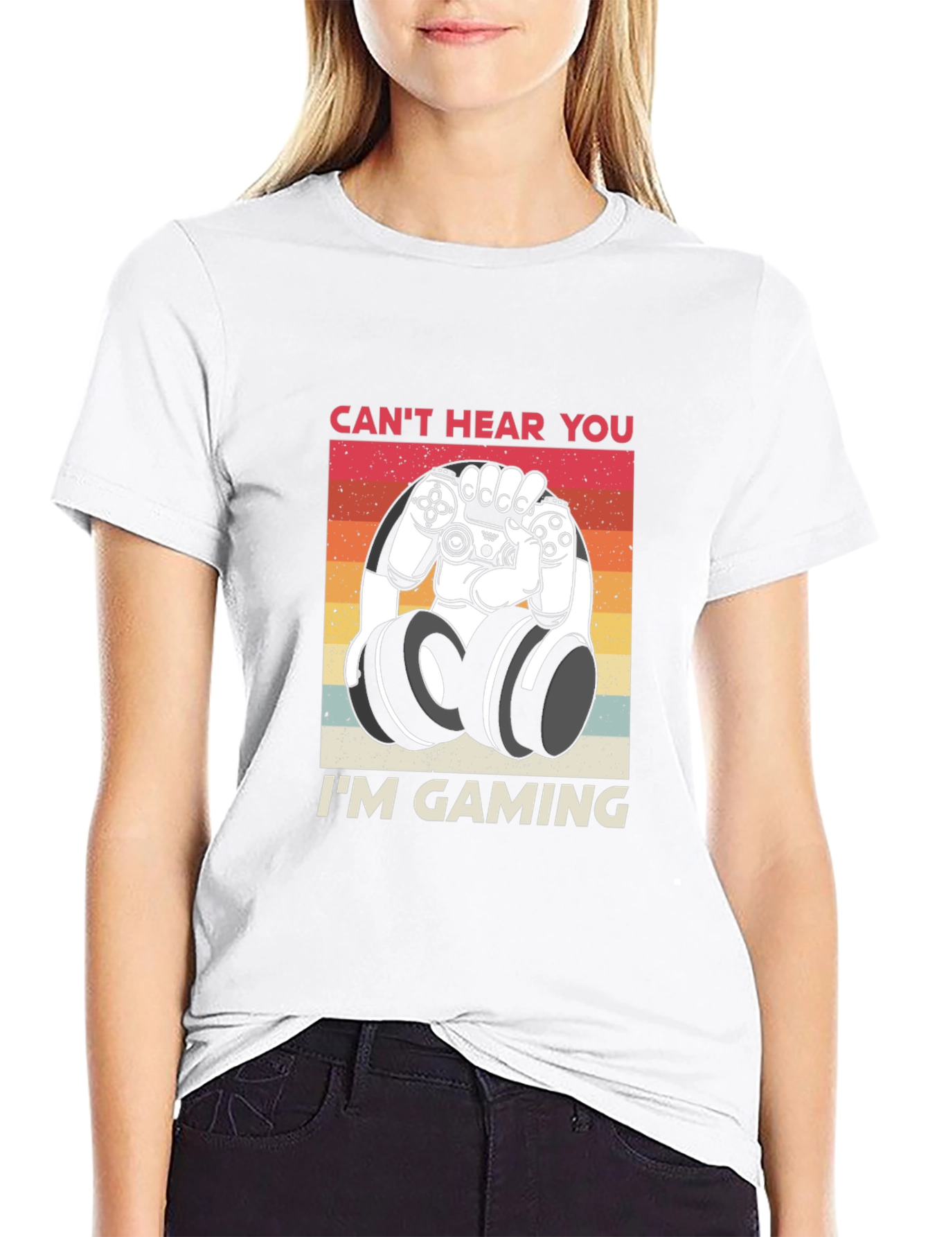 Gamer Mode T-Shirt - Cant Hear You Im Gaming