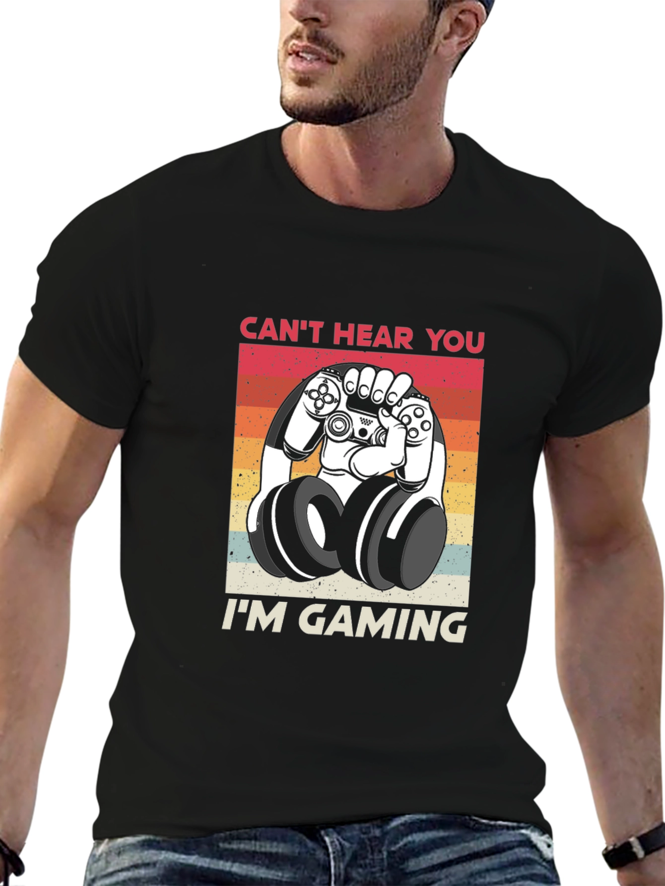Gamer Mode T-Shirt - Cant Hear You Im Gaming
