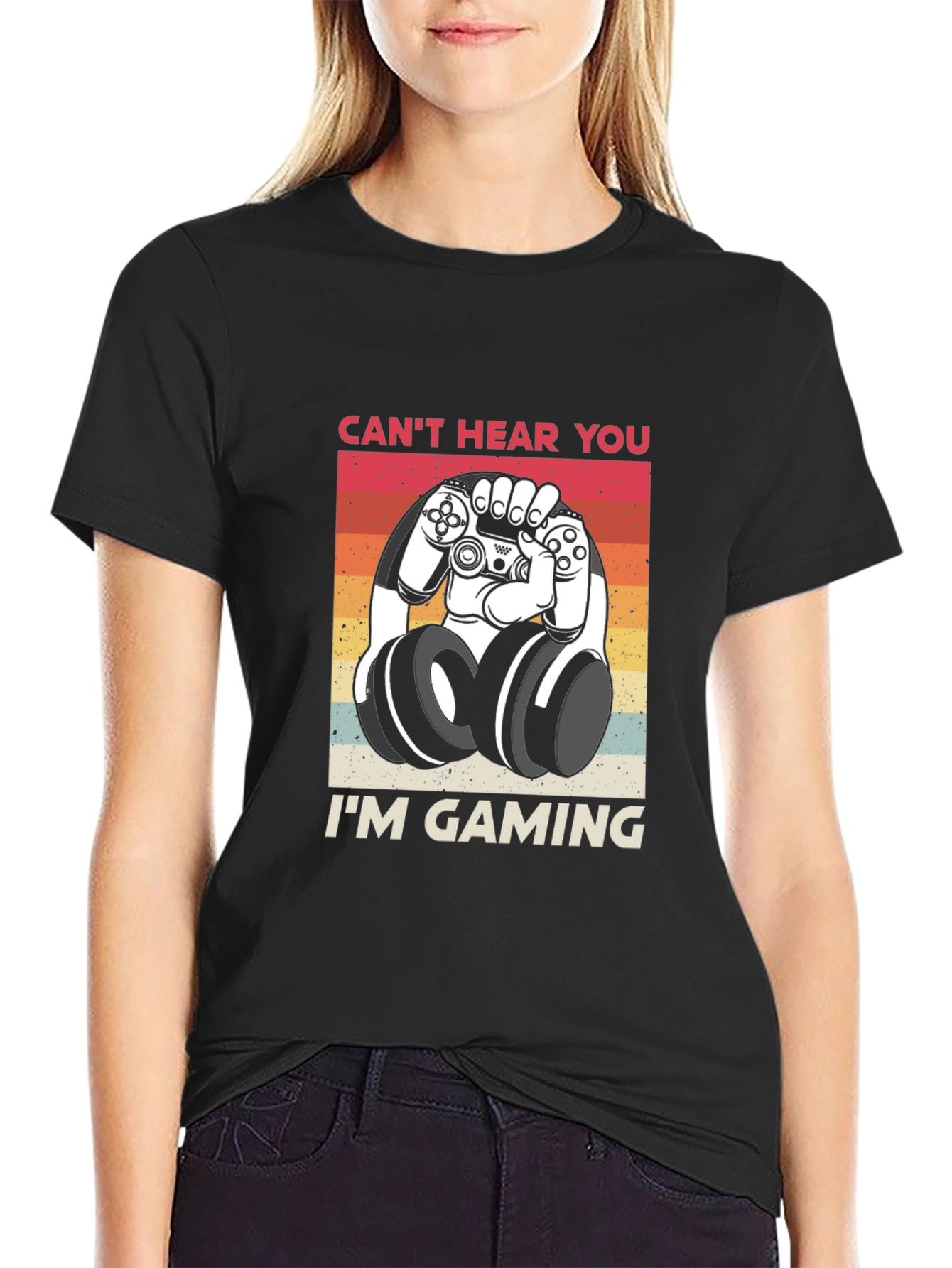 Gamer Mode T-Shirt - Cant Hear You Im Gaming