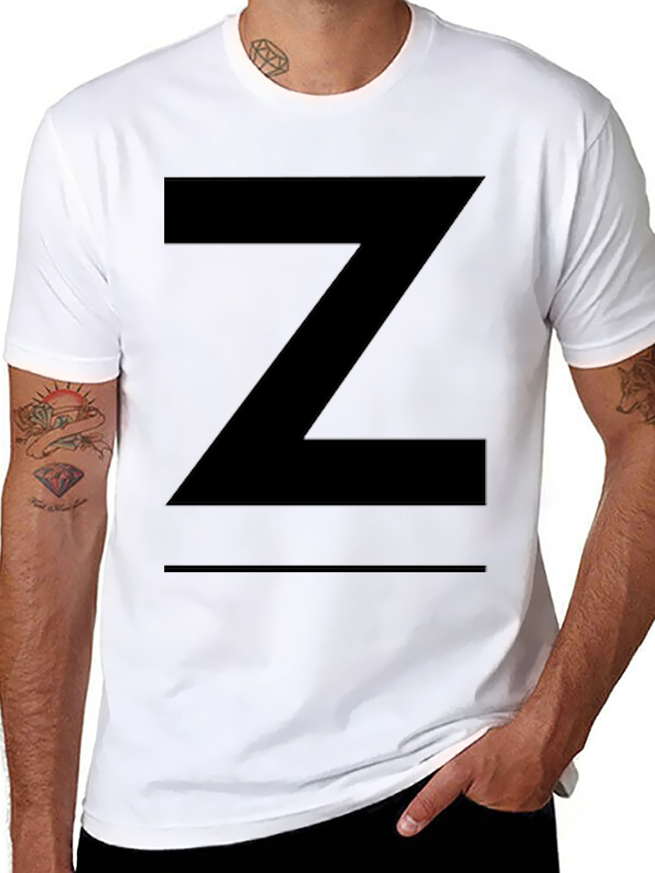Bold Z Graphic T-Shirt - Modern Style