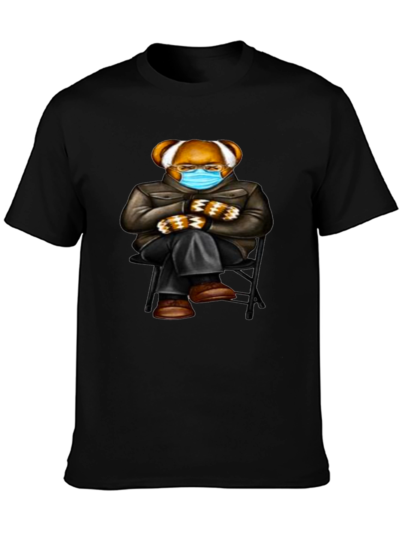 Bernie Bear Black T-Shirt