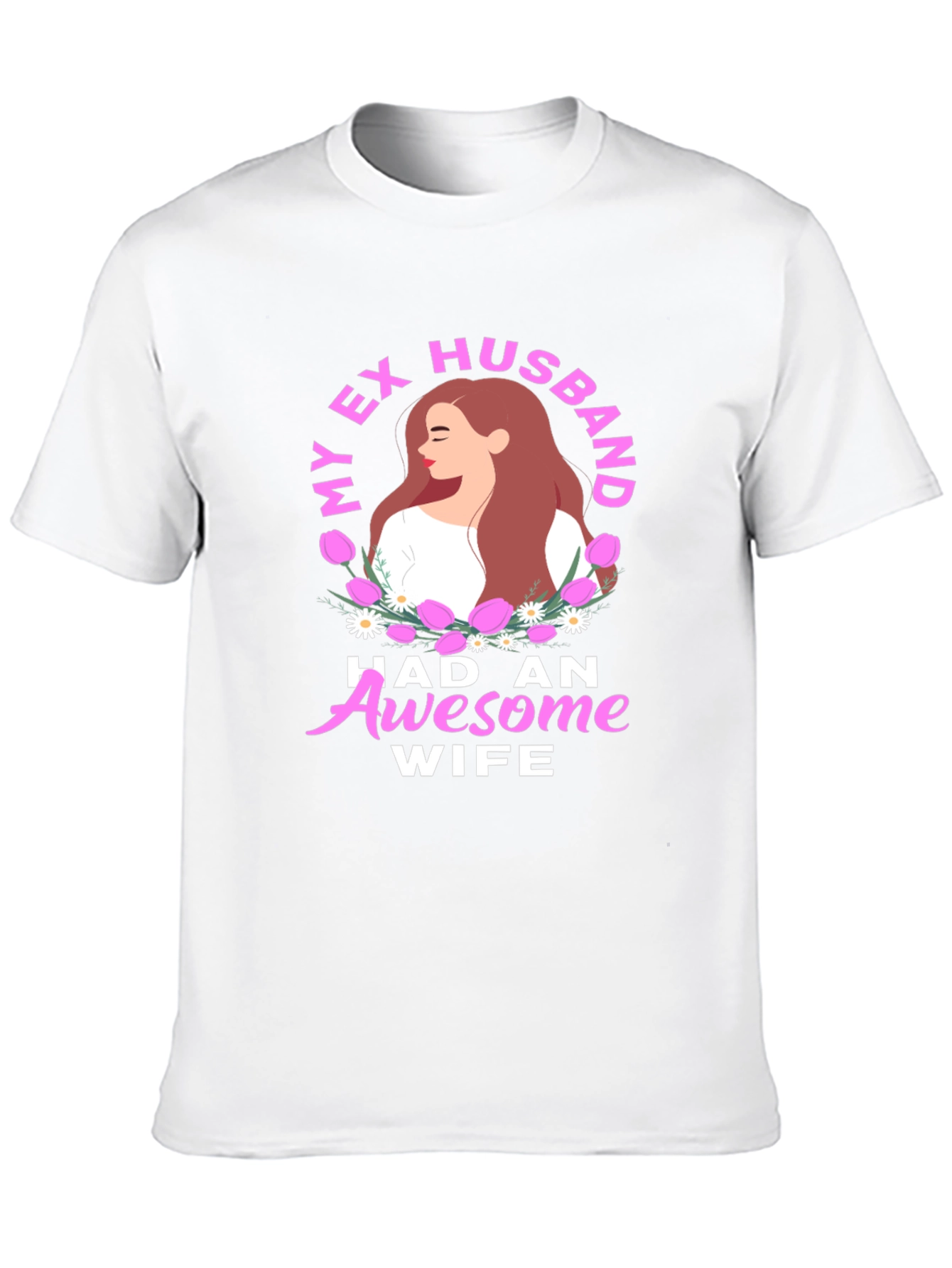 Ex Husband Awesome Wife Graphic Tee
