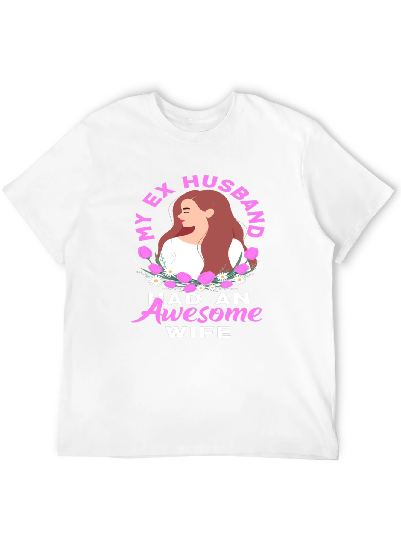 Ex Husband Awesome Wife Graphic Tee