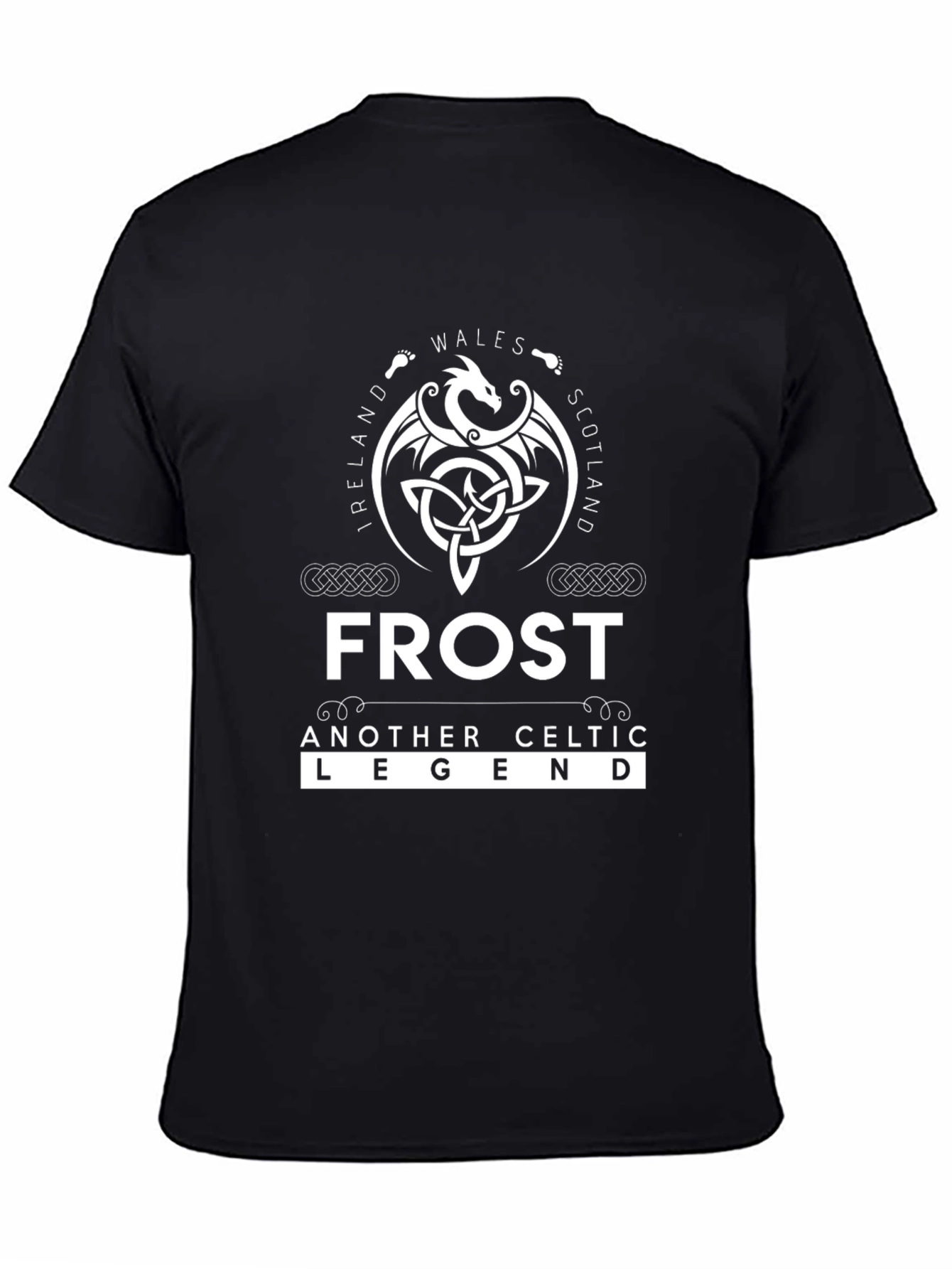Frost Celtic Legend Black Graphic Tee