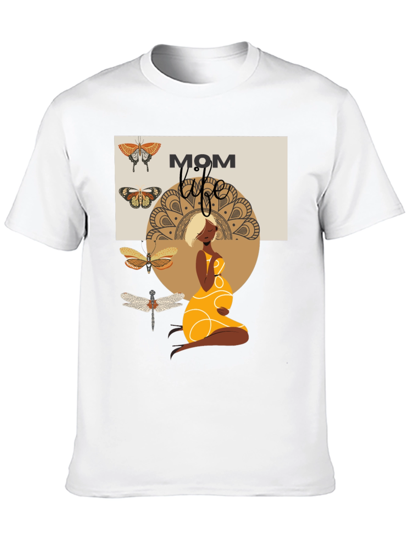 Mom Life Graphic Tee - Maternity T-Shirt