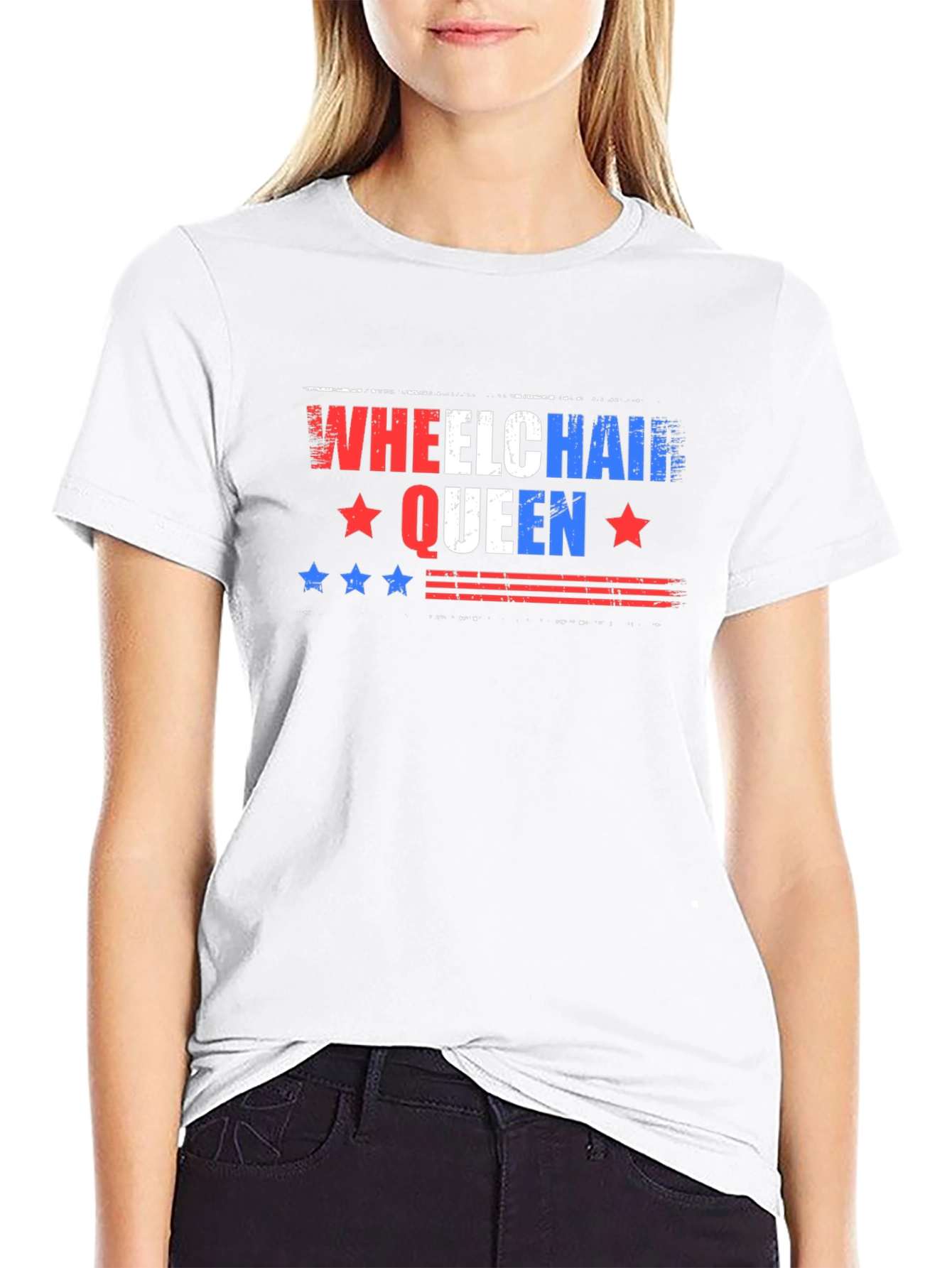 Wheelchair Queen Graphic T-Shirt