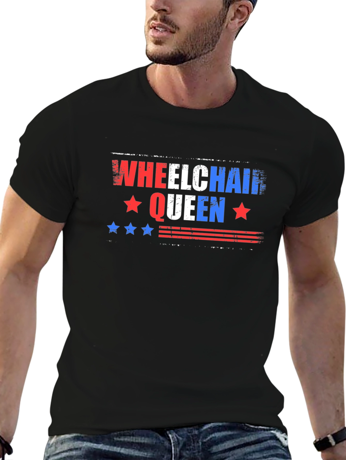Wheelchair Queen Graphic T-Shirt