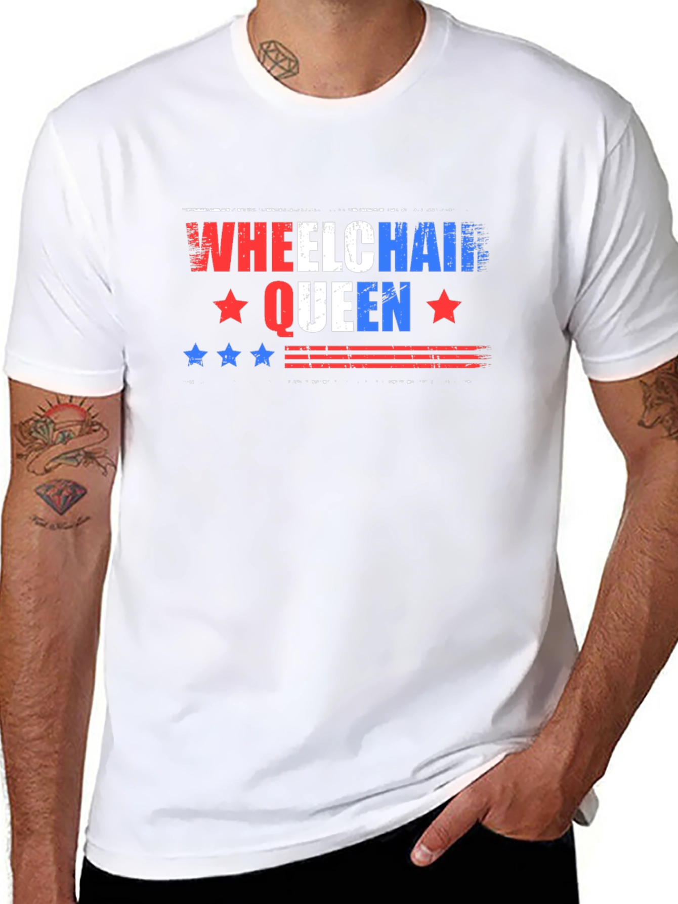 Wheelchair Queen Graphic T-Shirt