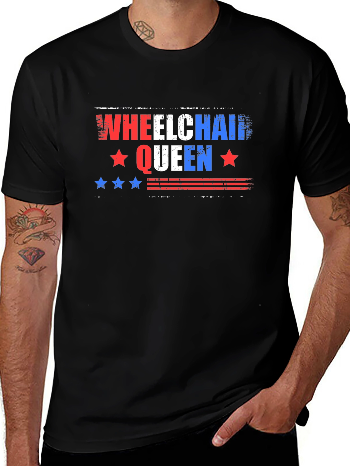 Wheelchair Queen Graphic T-Shirt
