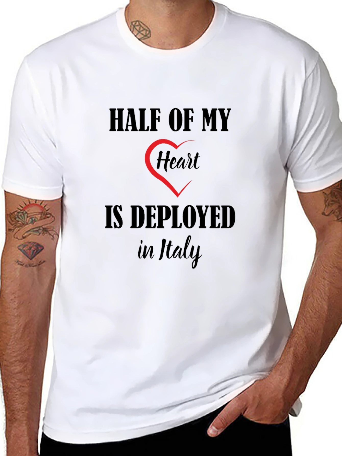 Deployed Heart Tee - Italy