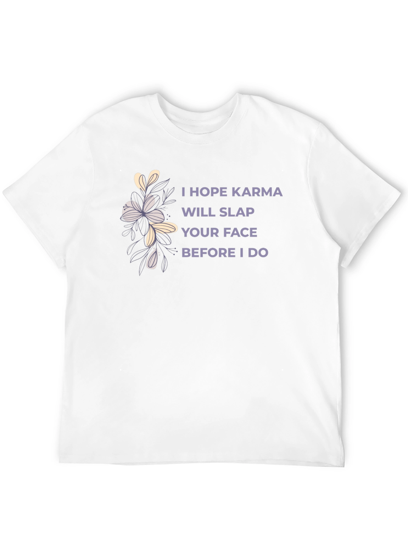 Karma Slap Graphic Tee - Sarcastic Humor T-Shirt