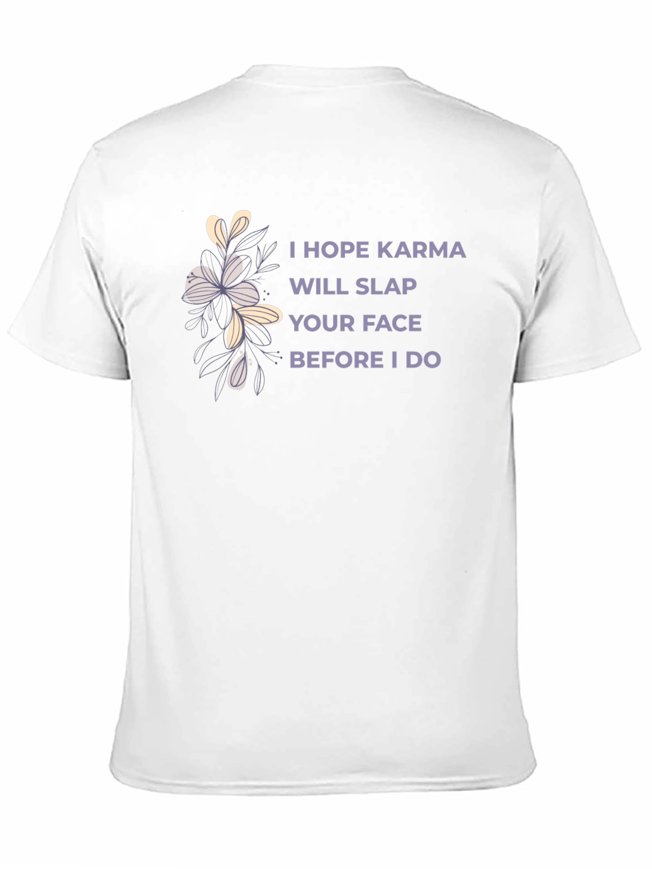 Karma Slap Graphic Tee - Sarcastic Humor T-Shirt