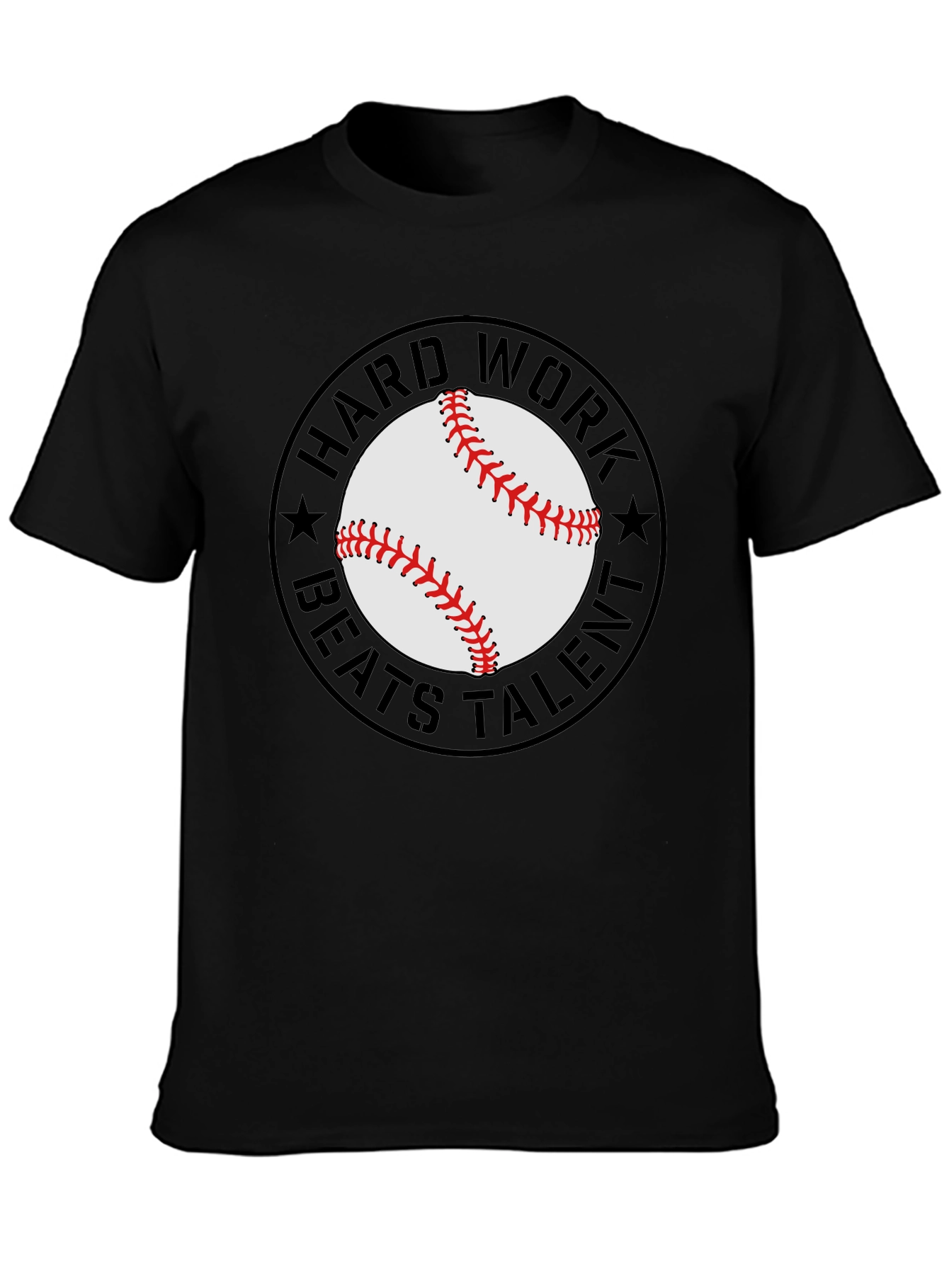 Hard Work Beats Talent Baseball T-Shirt
