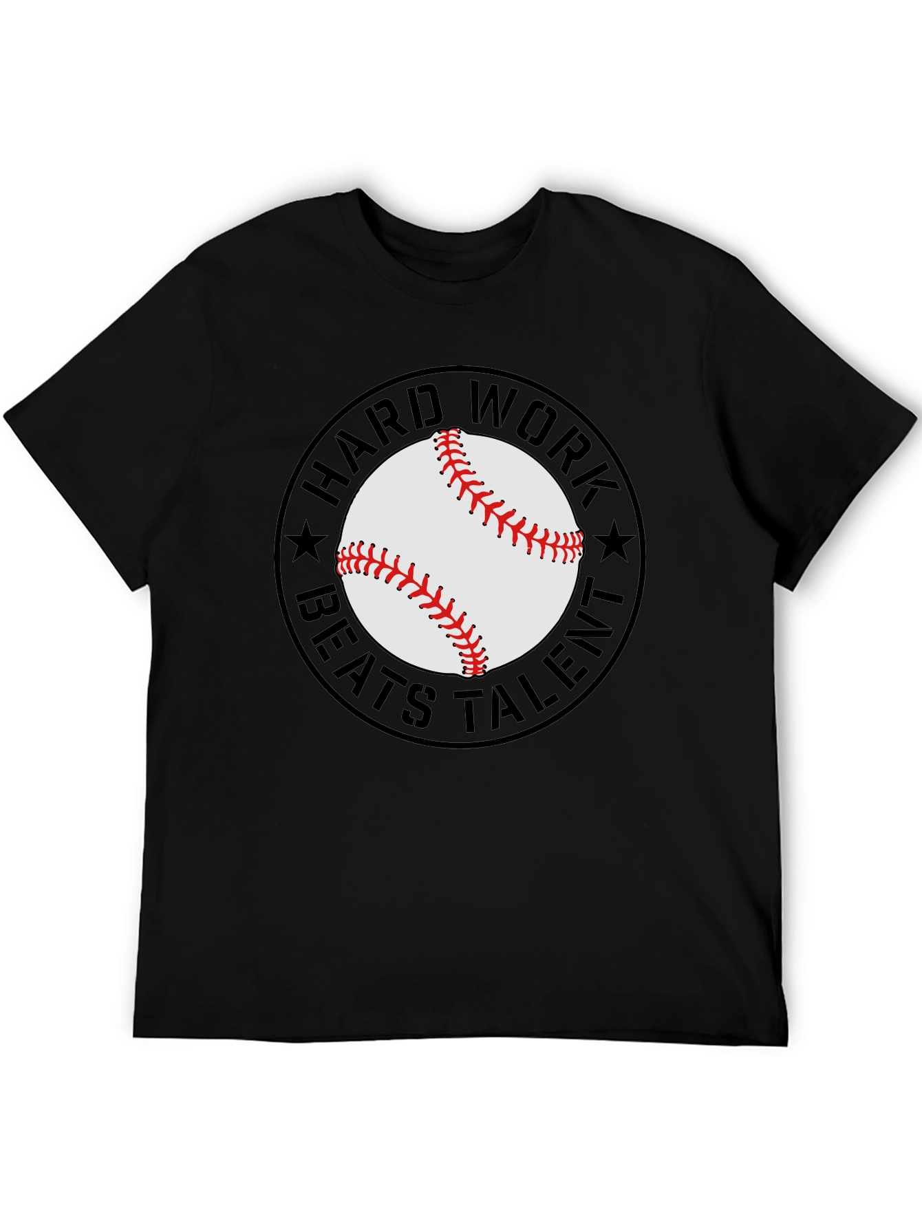 Hard Work Beats Talent Baseball T-Shirt