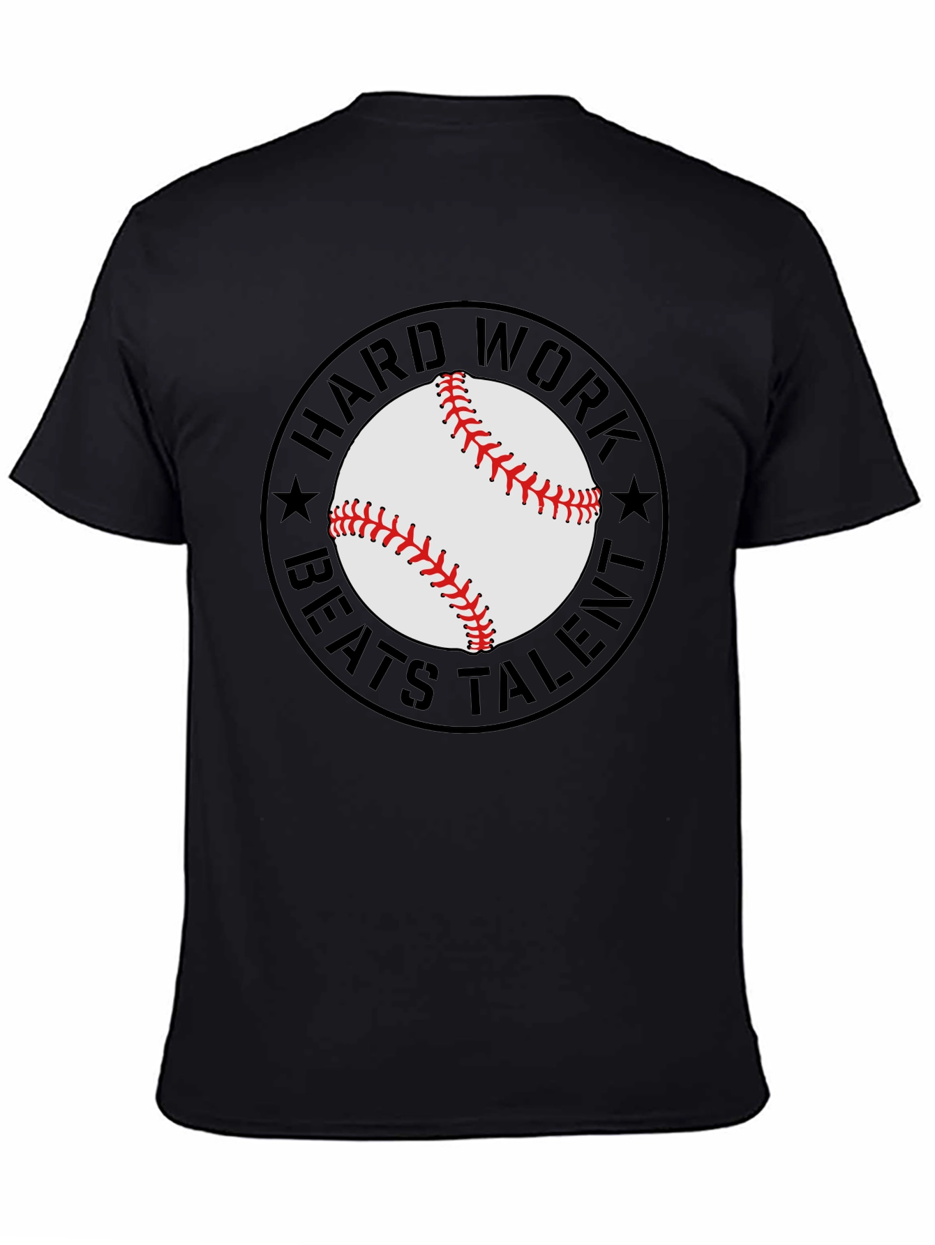 Hard Work Beats Talent Baseball T-Shirt