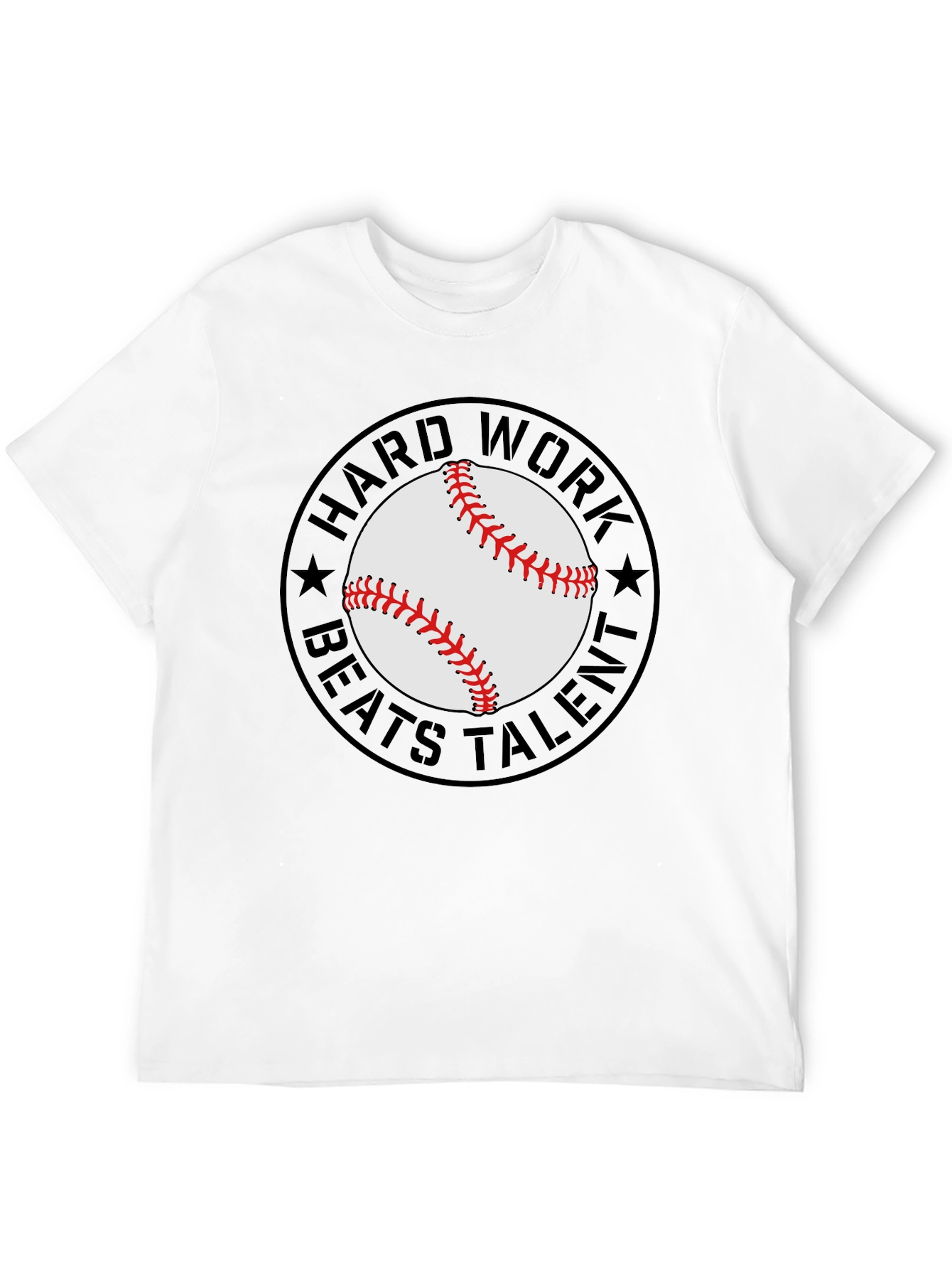 Hard Work Beats Talent Baseball T-Shirt