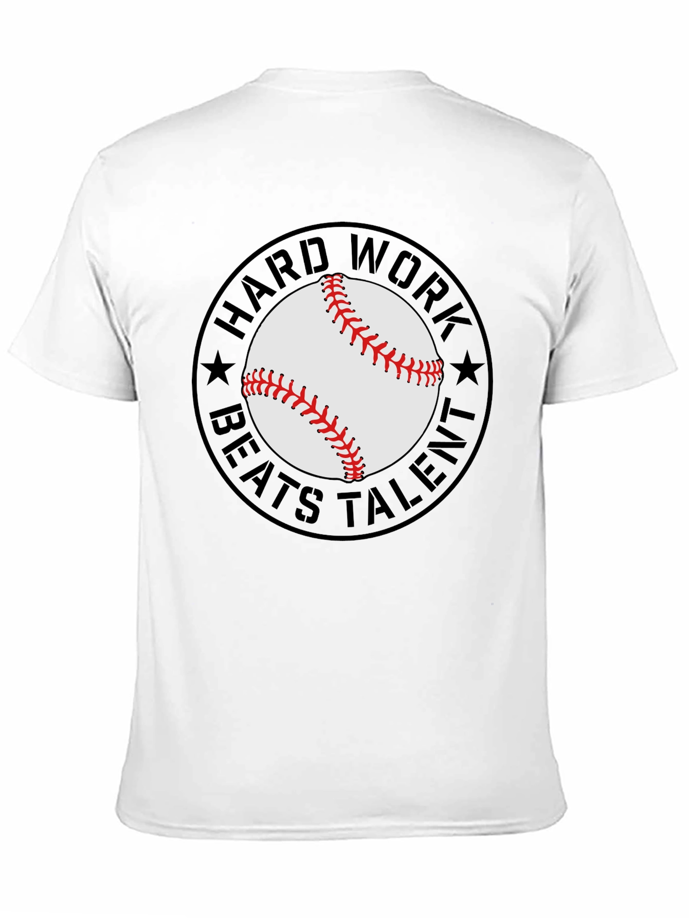 Hard Work Beats Talent Baseball T-Shirt
