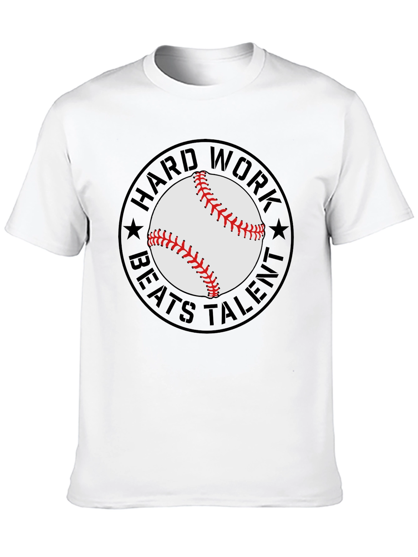 Hard Work Beats Talent Baseball T-Shirt