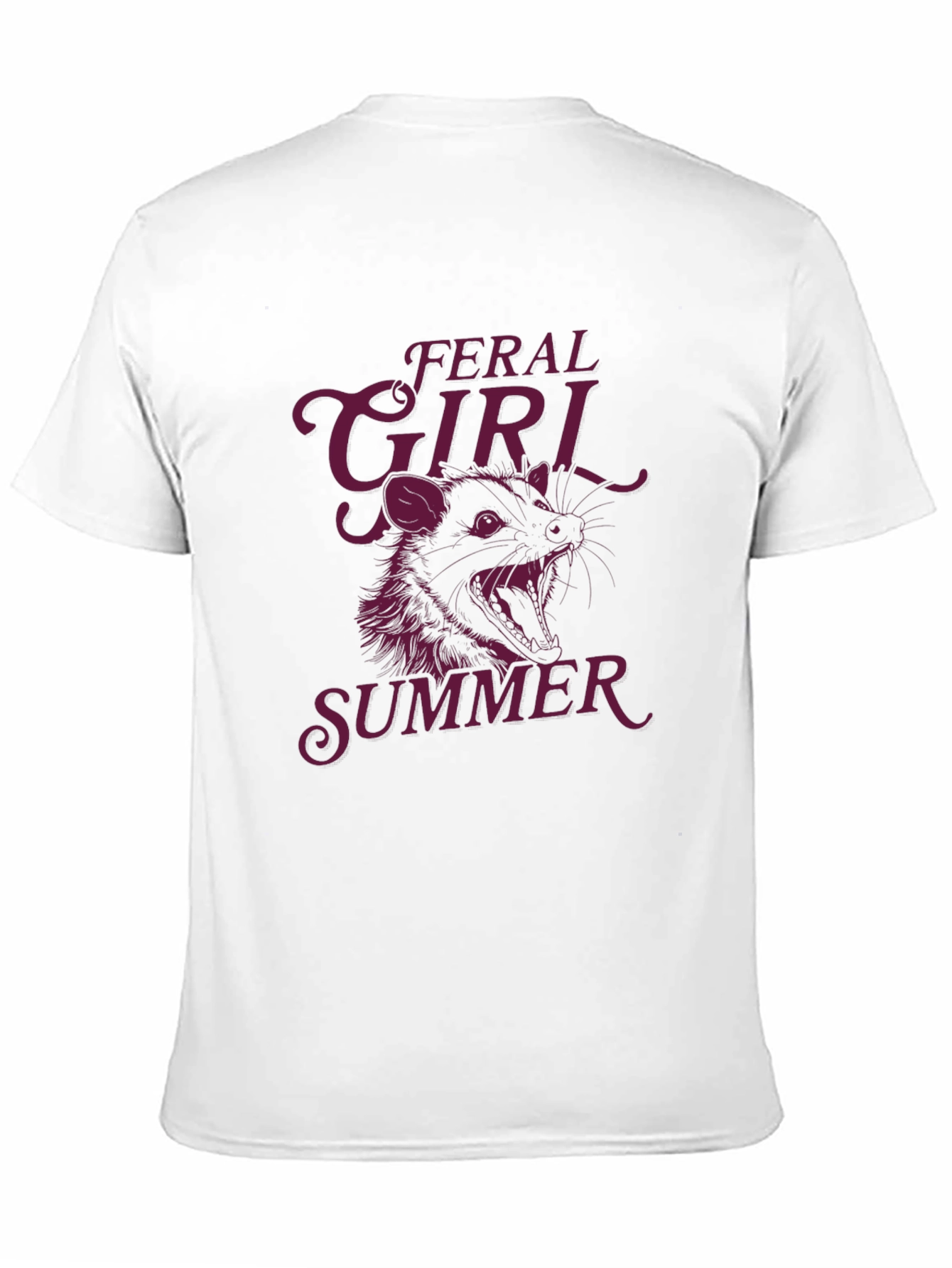 Feral Girl Summer Graphic Tee - Black