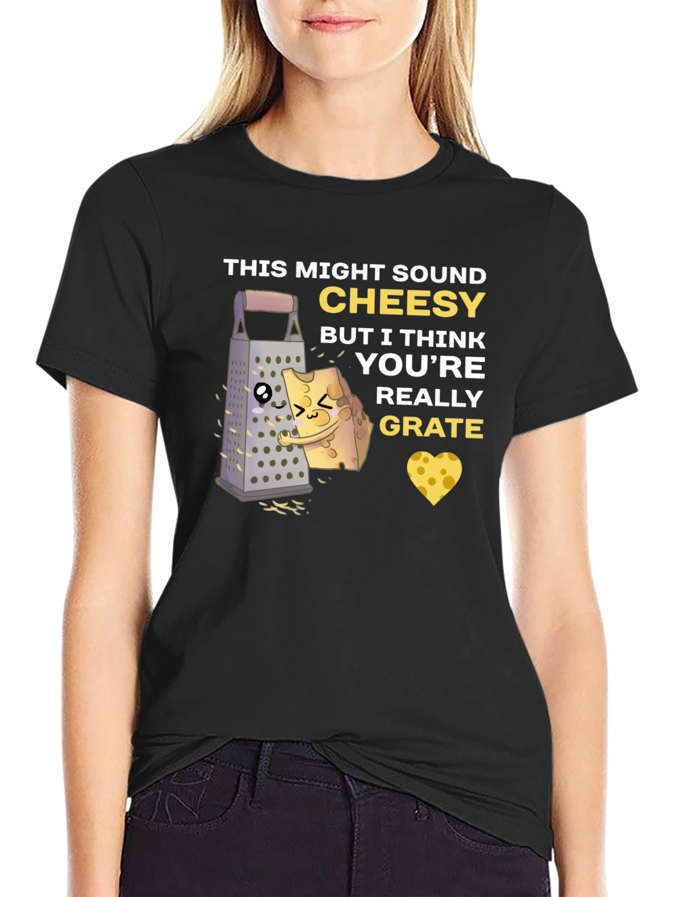 Cheesy Humor Graphic Tee