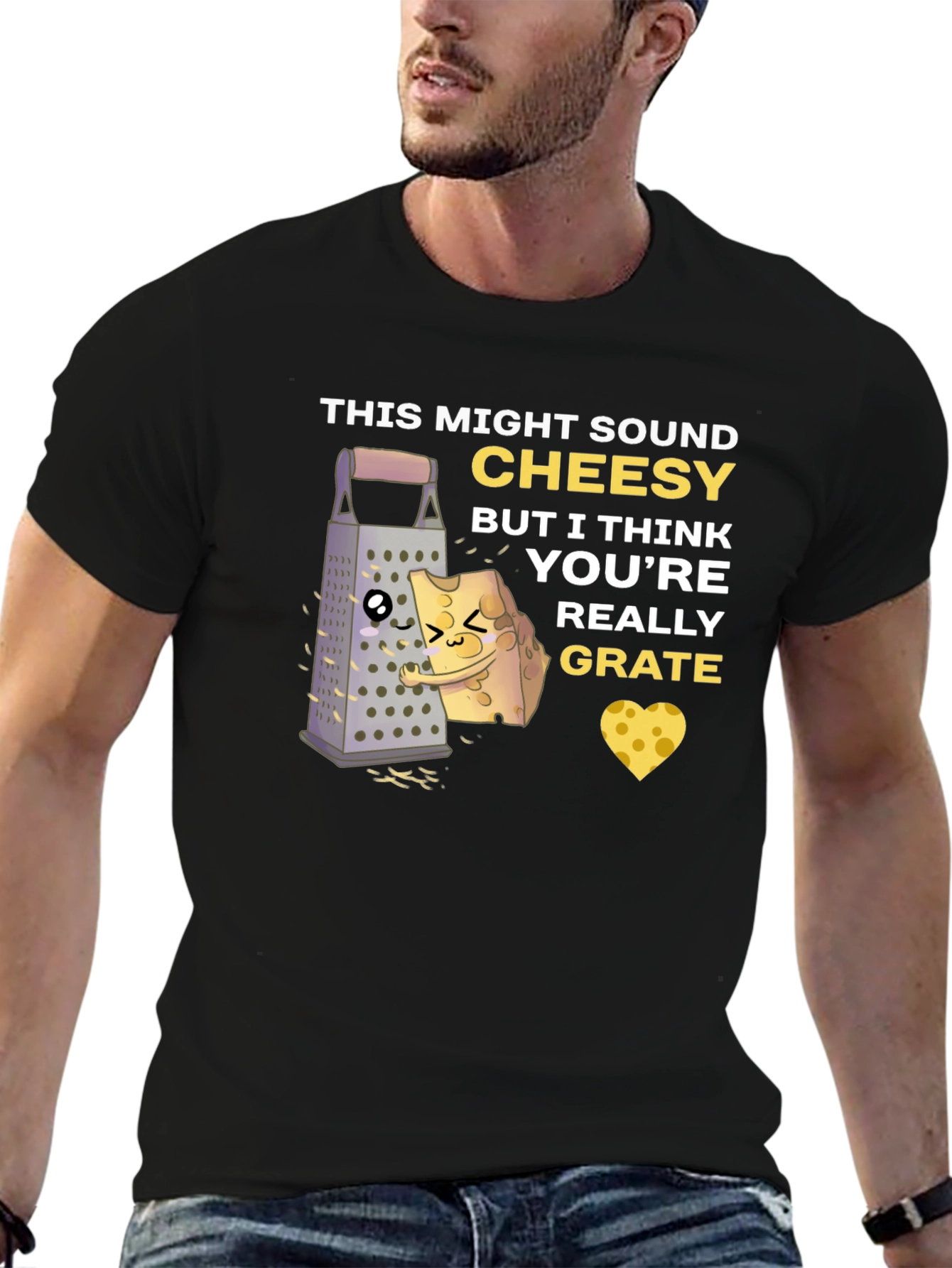 Cheesy Humor Graphic Tee
