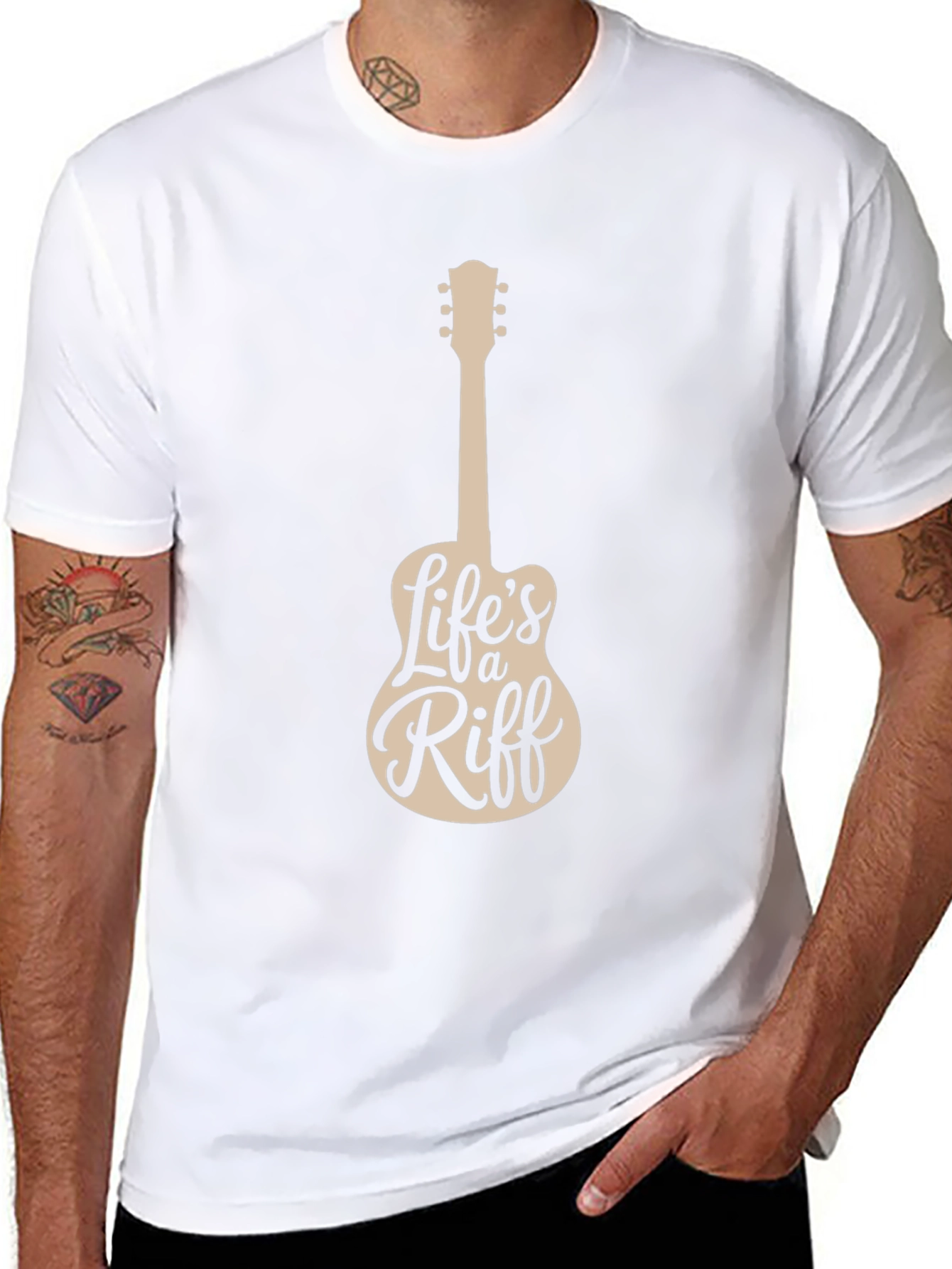 Lifes a Riff T-Shirt - Guitar Lover Tee