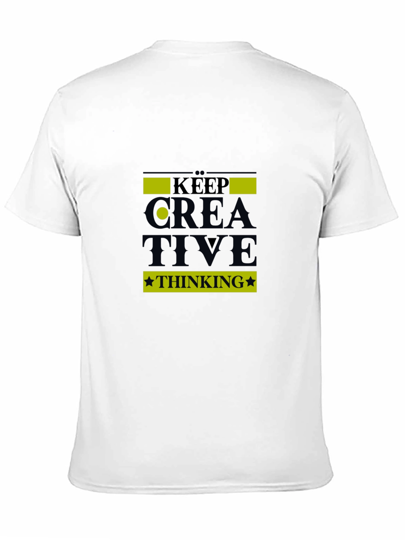 Keep Creative Thinking Black T-Shirt