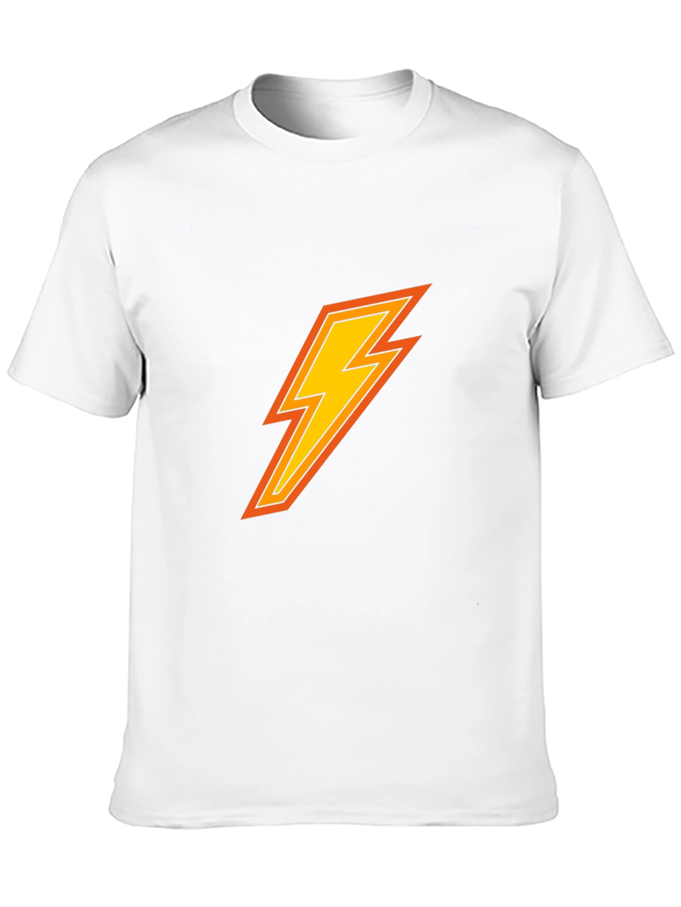 Lightning Bolt Graphic Black T-Shirt