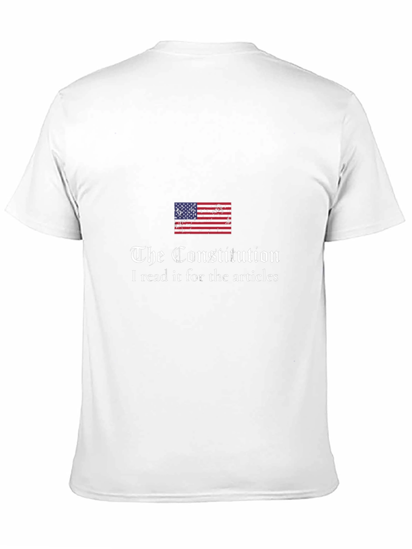 Constitution Articles T-Shirt - Patriotic Black Tee