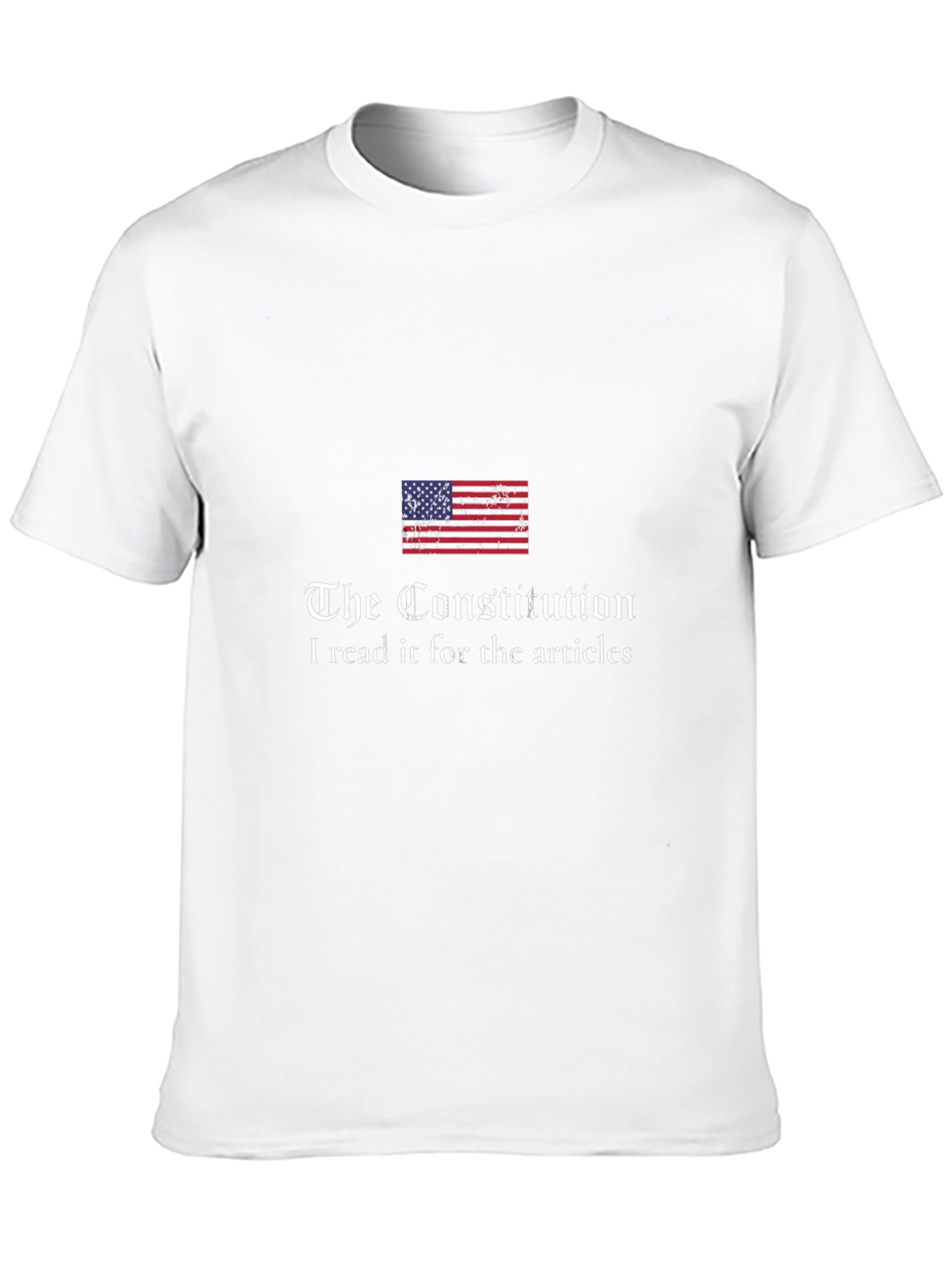 Constitution Articles T-Shirt - Patriotic Black Tee