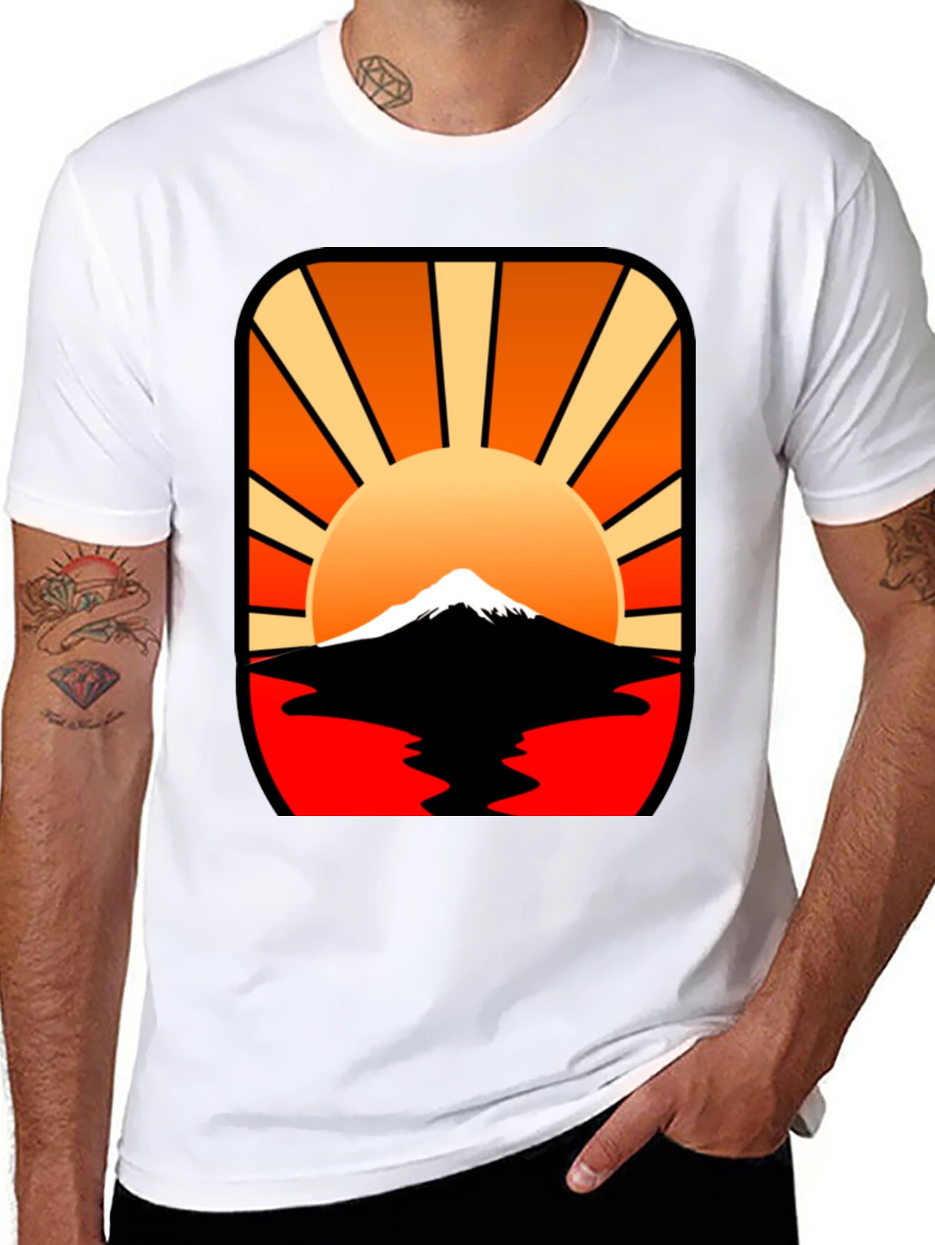 Sunset Mountain Graphic Tee