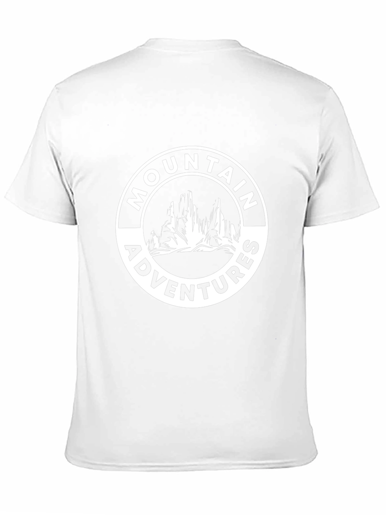 Mountain Adventures Graphic Tee - Black Cotton Blend