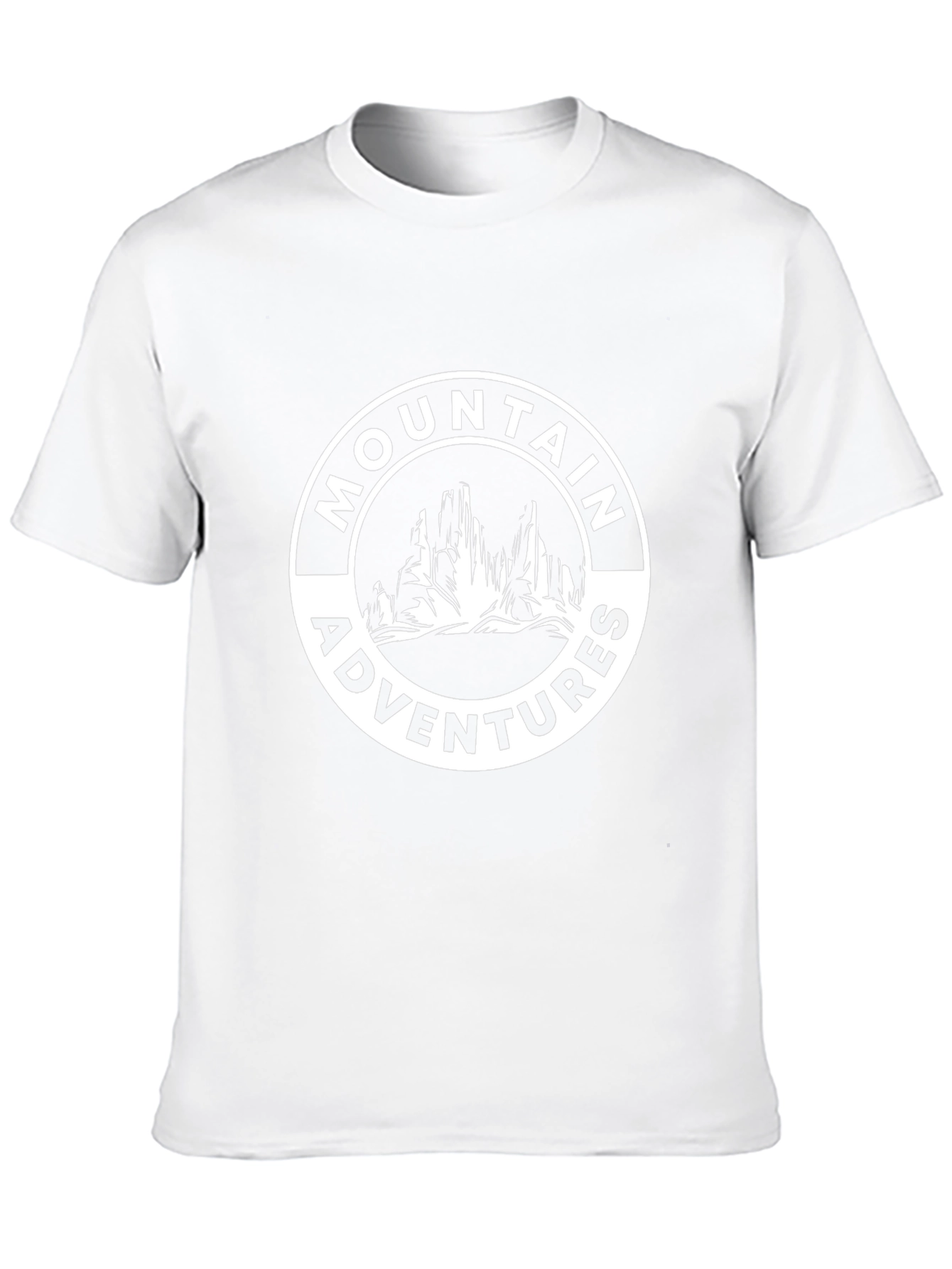 Mountain Adventures Graphic Tee - Black Cotton Blend