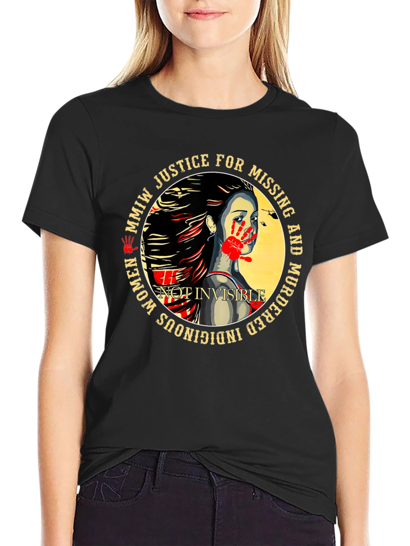 MMIW Justice T-Shirt - Indigenous Womens Awareness