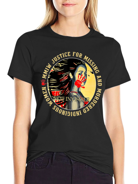 MMIW Justice T-Shirt - Indigenous Womens Awareness