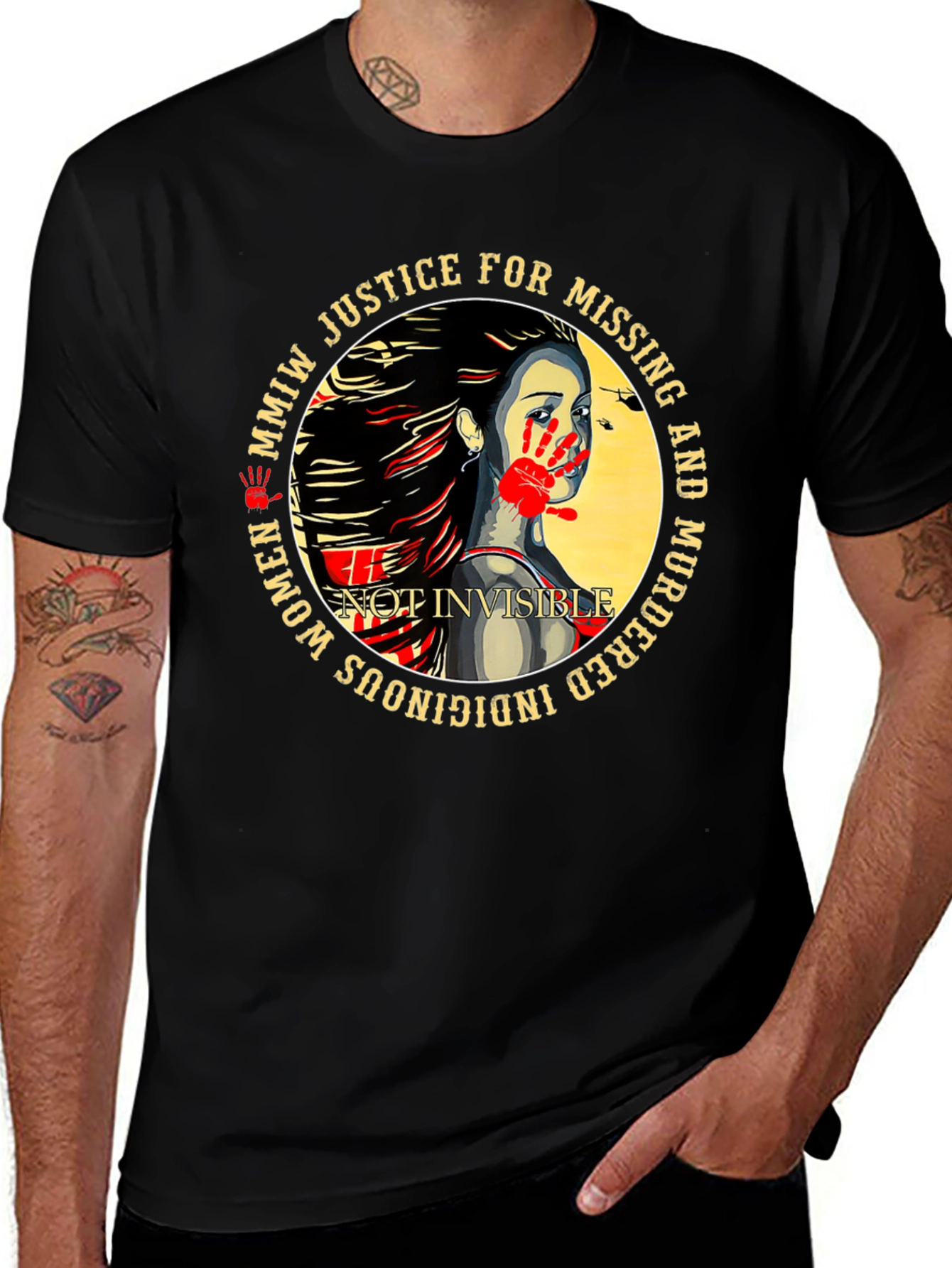 MMIW Justice T-Shirt - Indigenous Womens Awareness