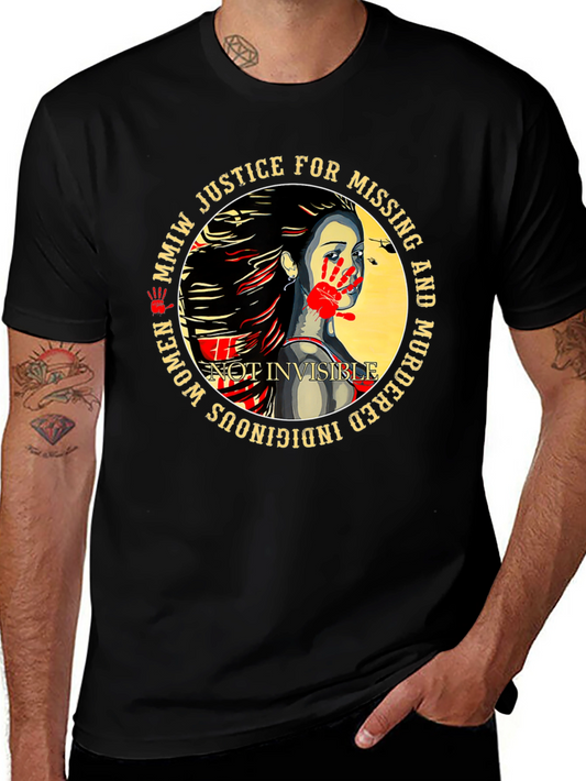 MMIW Justice T-Shirt - Indigenous Womens Awareness