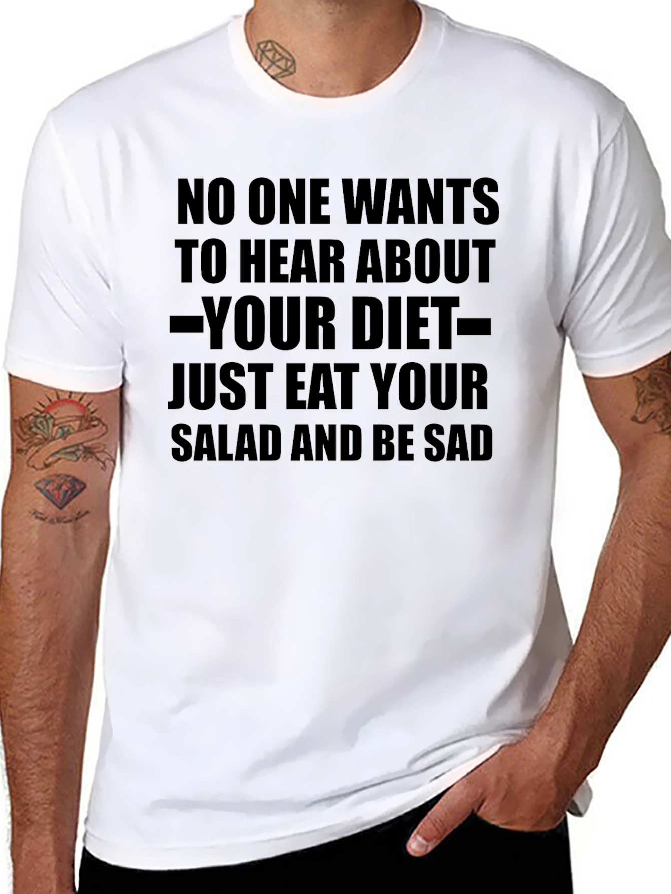 Eat Your Salad Funny T-Shirt
