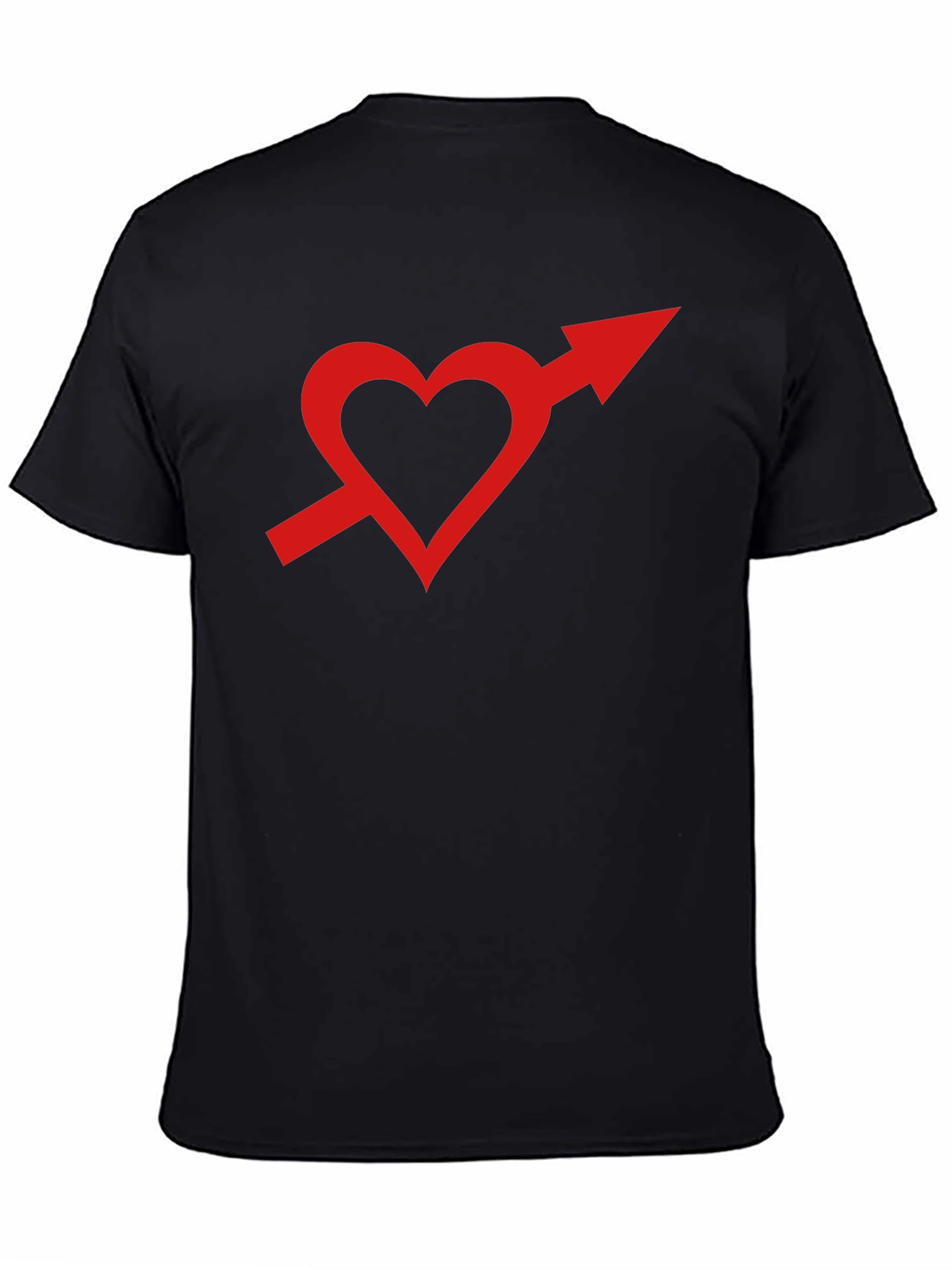 Heart Arrow Graphic Tee - Stylish Unisex T-Shirt