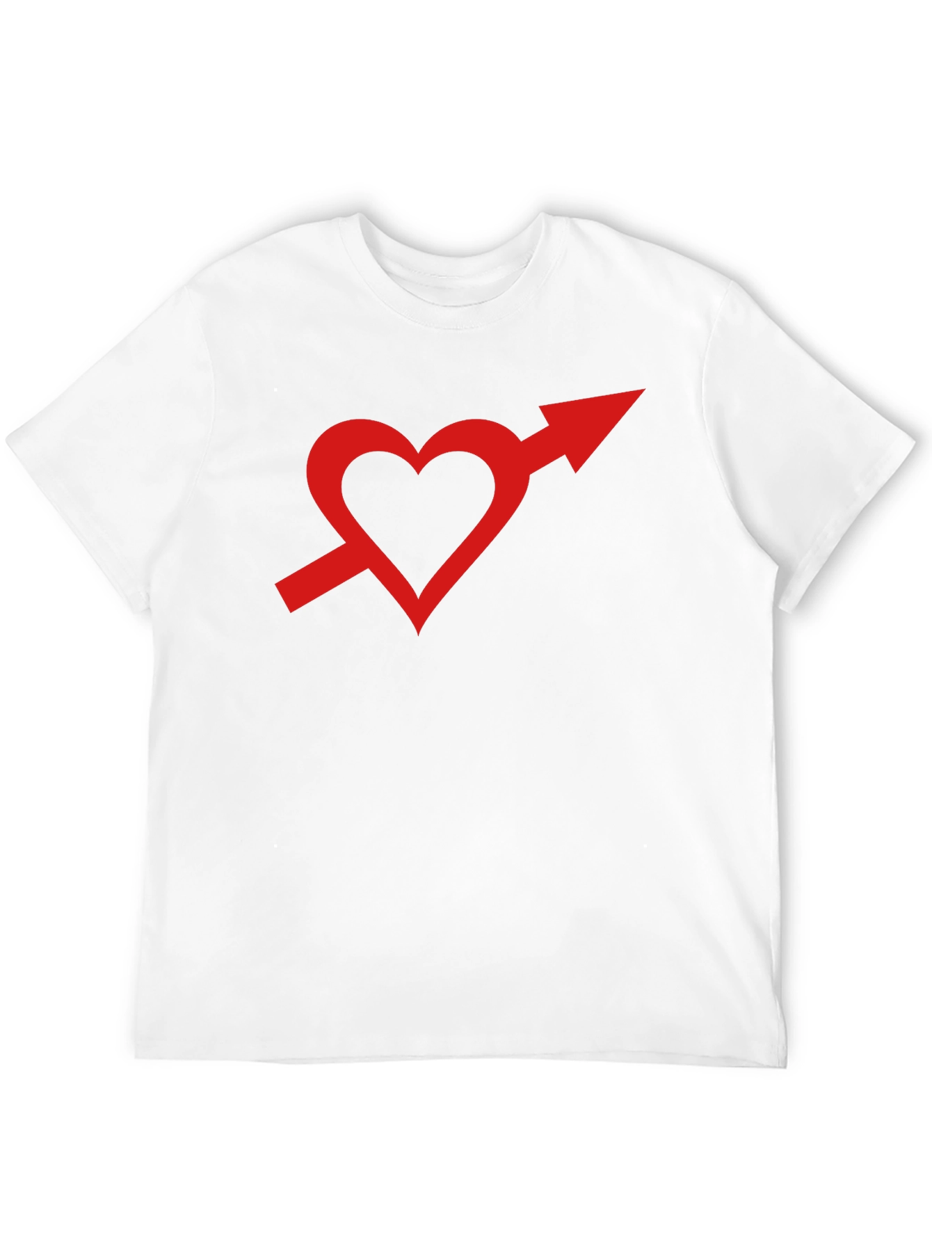 Heart Arrow Graphic Tee - Stylish Unisex T-Shirt