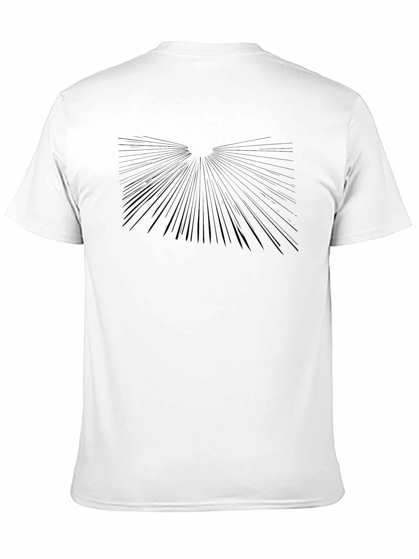 Abstract Burst Black Tee | Modern Graphic T-Shirt